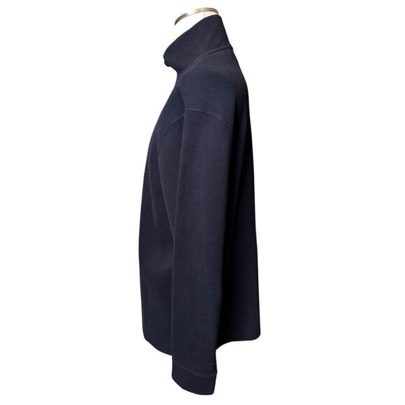 Ralph Lauren Polo Navy Blue Quarter Zip Pullover Sweater Men’s XL 100% Cotton - Picture 3 of 8